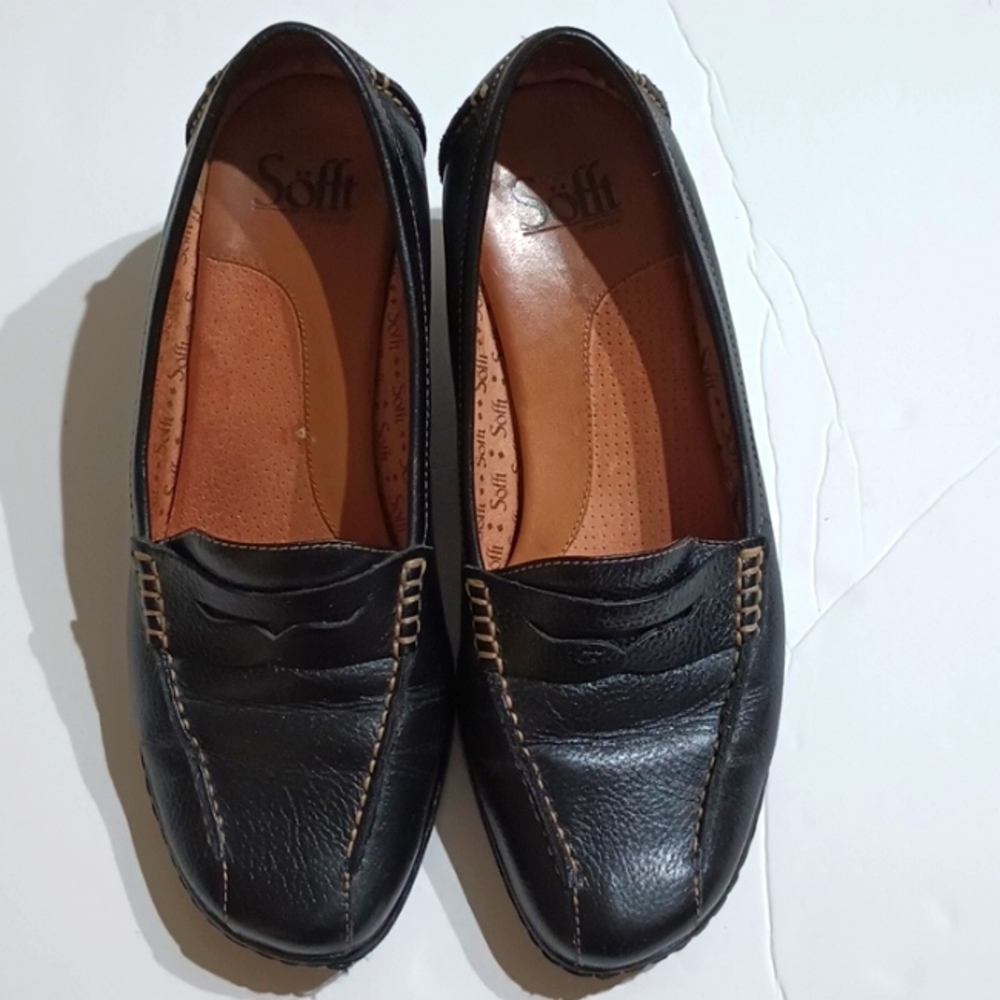 SÖFFT Women’s Slip-On Shoes (8W, Black)